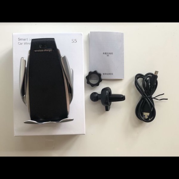 Smart Sensor Car Wireless Charger S5 IPhone 8, X - Picture 2 of 4